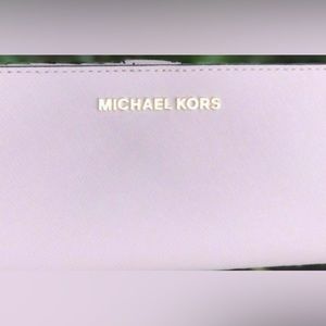NWOT MICHAEL KORS SLIM SAFFIANO WALLET. Blossom color